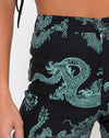 Drakenbloem Zwart en Mint