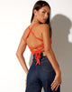 Afbeelding van Nara Crop Top in Rib Tangerine