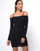 Afbeelding van Jetty Bodycon Jurk in Zwart