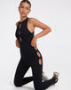 Afbeelding van Sasma jumpsuit in lycra zwart
