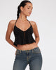 Afbeelding van Shirota haltertop in Slinky Black