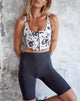 Afbeelding van Elci Corset Top in Dalmatiër Zwart Wit