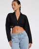 Afbeelding van Elyse Crop Top in Rami Black