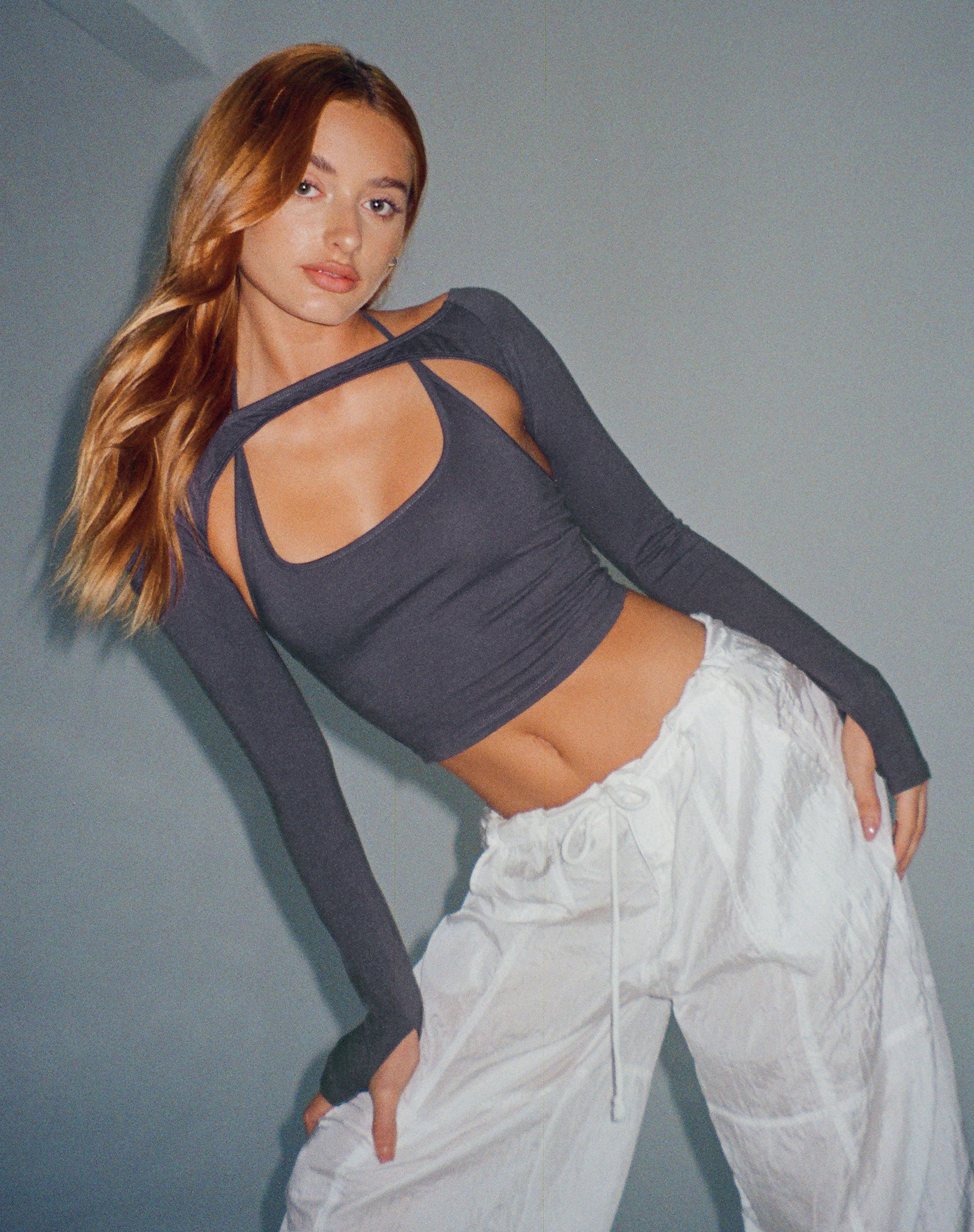 Afbeelding van Brandy Crop Top in Ocean Storm