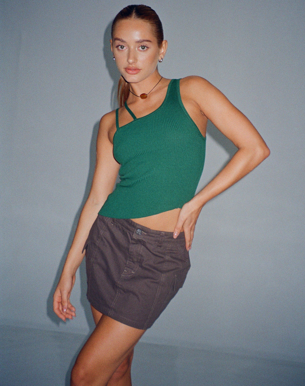 Lanica Top in Bosgroen