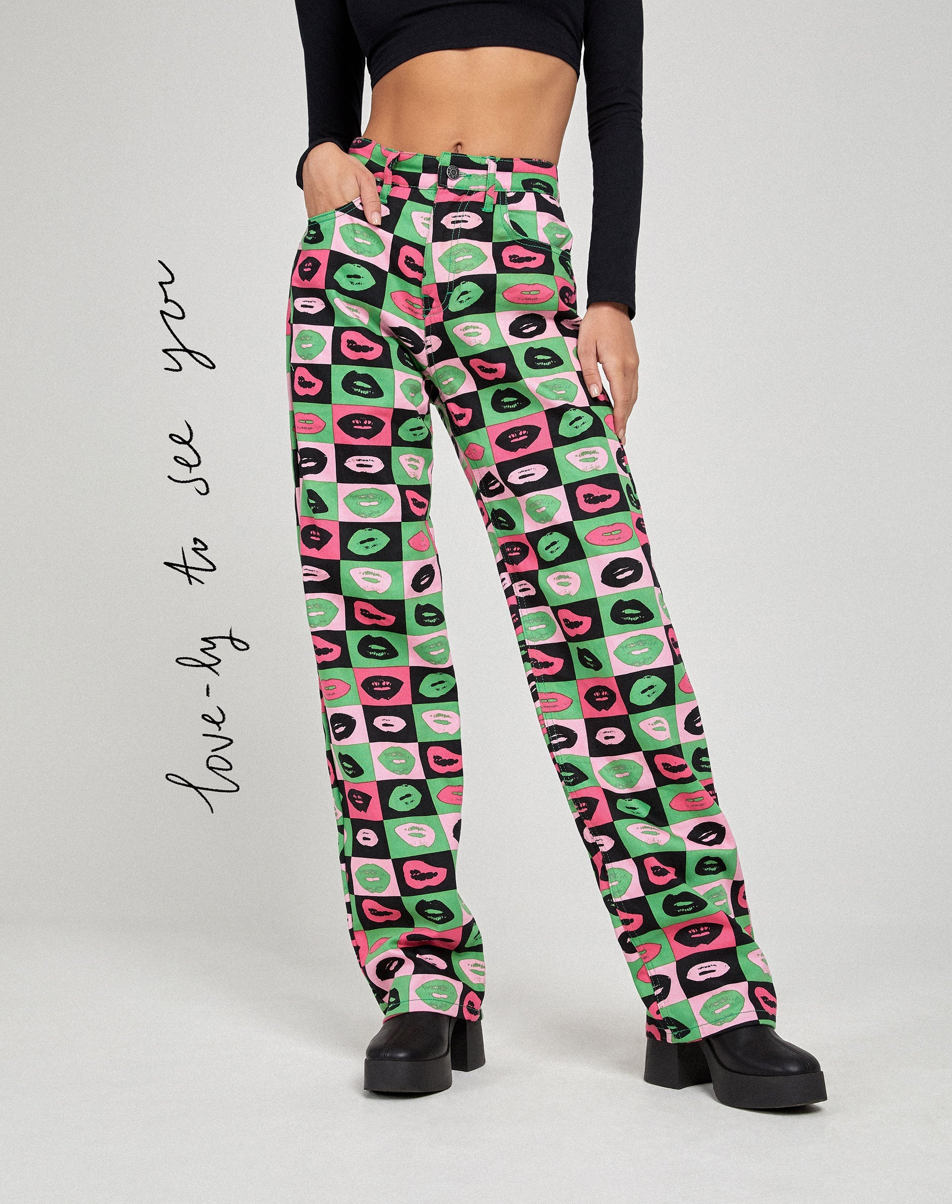 Afbeelding van Parallel Jeans in Lips Green