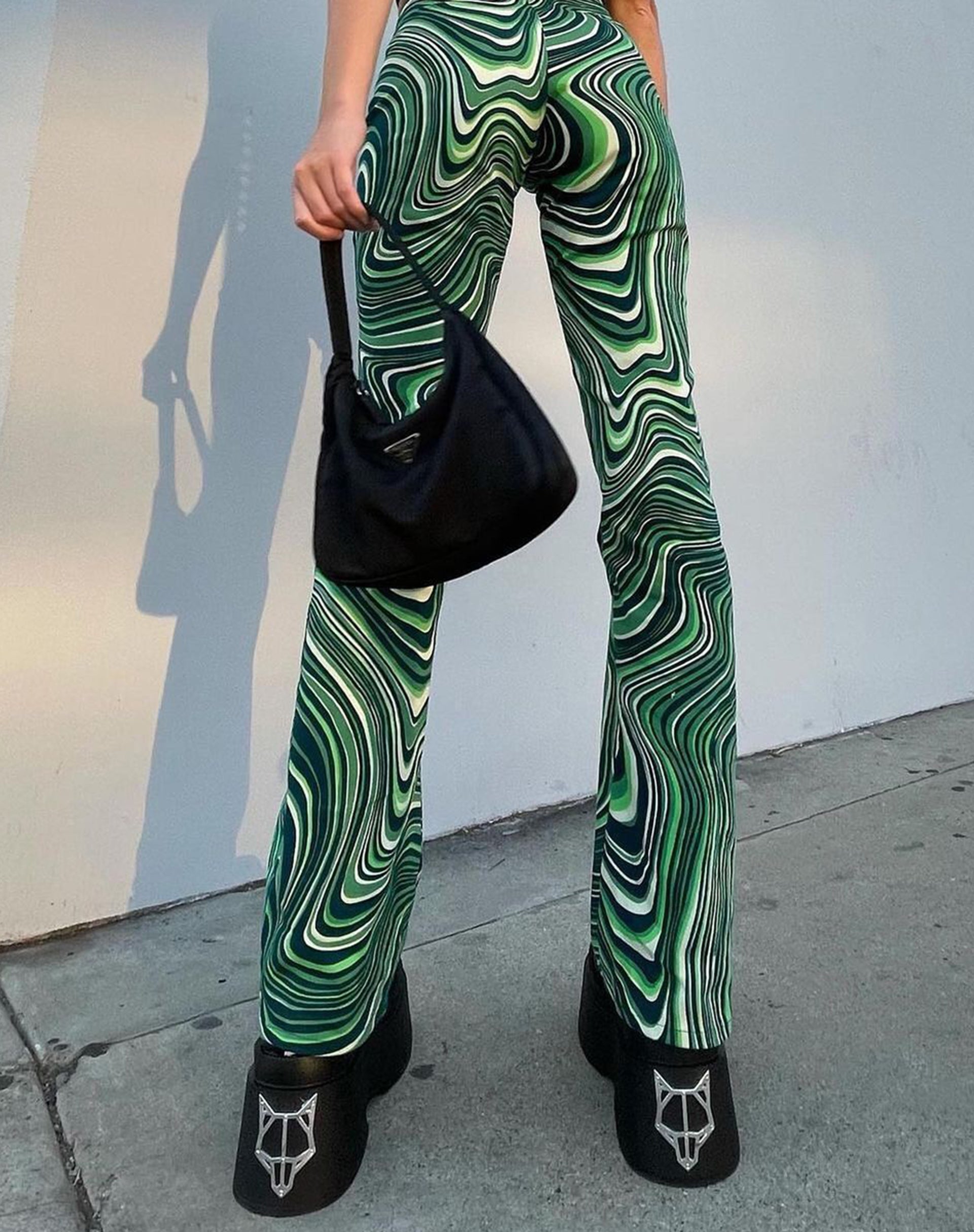 Afbeelding van Coban broek in 70s Ripple Green