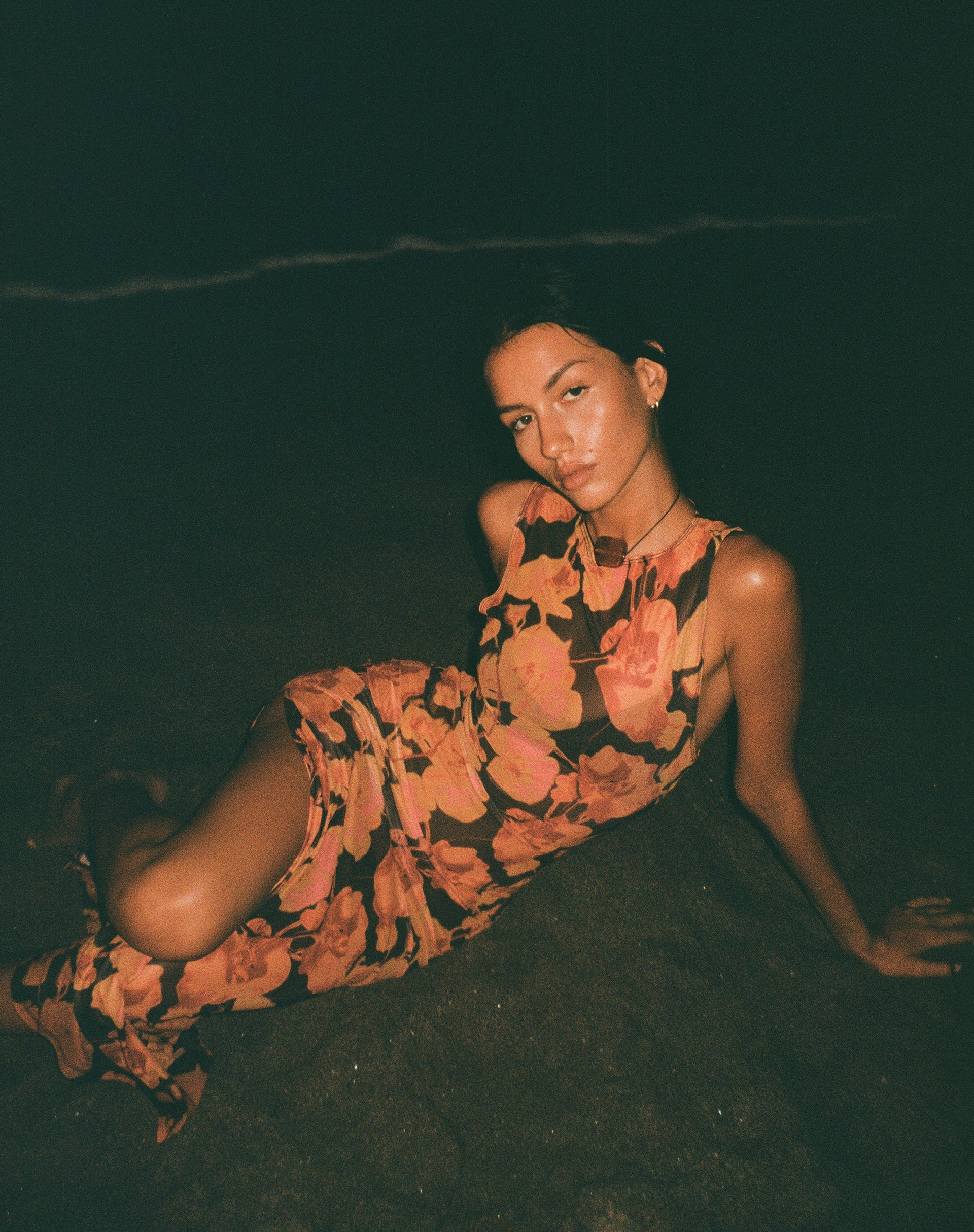 Afbeelding van Farsha Maxi Dress in Orchid Sunset