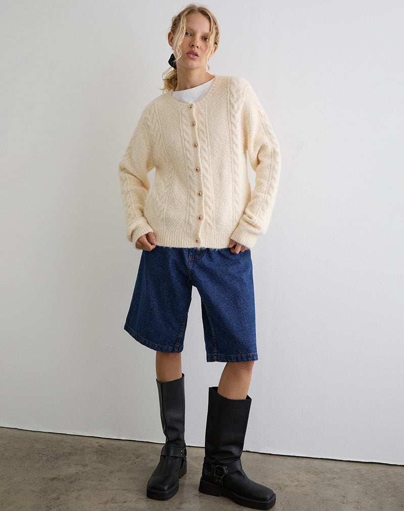 Afbeelding van Aceso Vest in Brush Knit Ivoor