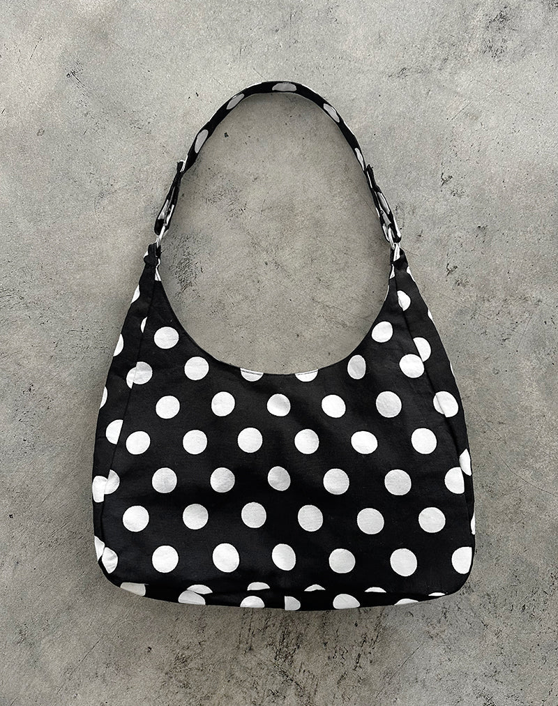 Afbeelding van Aimi Tas in Grote Polka Zwart