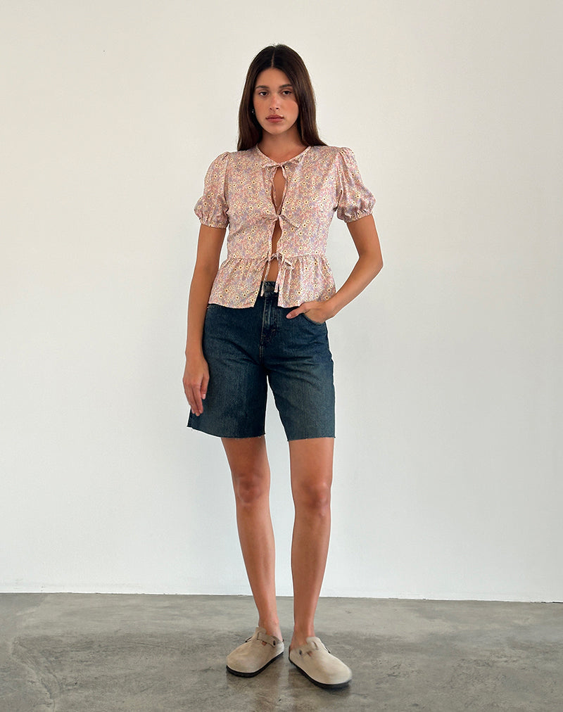 Afbeelding van Ajasi Blouse in 70s Prairie Girl Flock