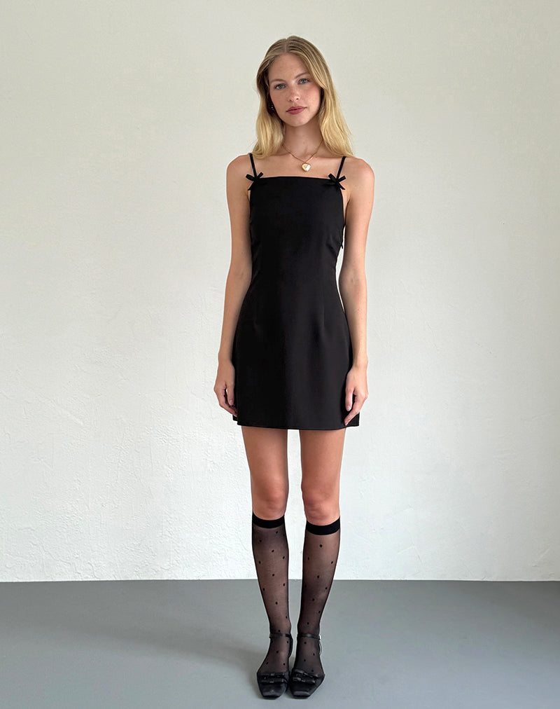 Afbeelding van Aketi Mini Dress in Zwart