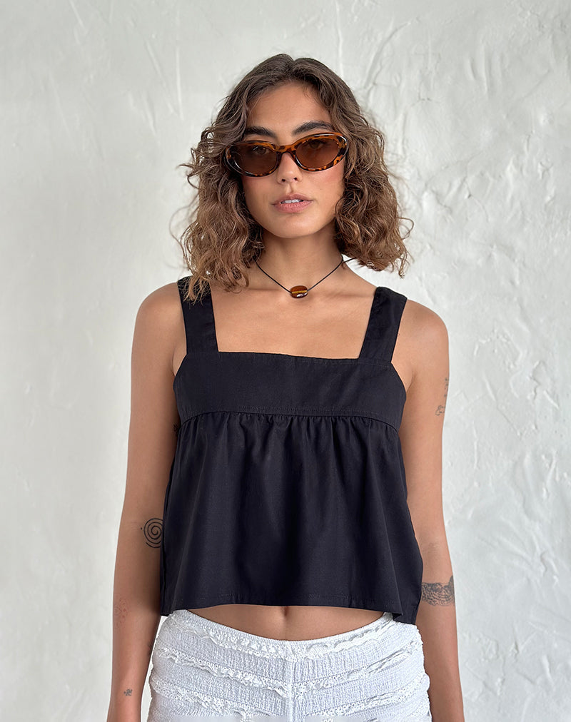 Aldabra Ovale Zonnebril in Tortoise Shell
