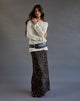 Afbeelding van Alfreda Maxi Rok in Flock Mesh Rar Leopard