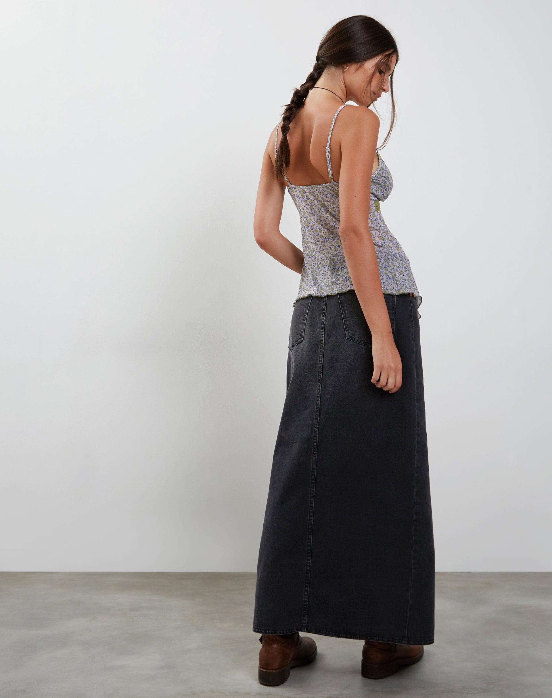 Afbeelding van Aliqa Mesh Vlinder Top in Lenteroze Groen