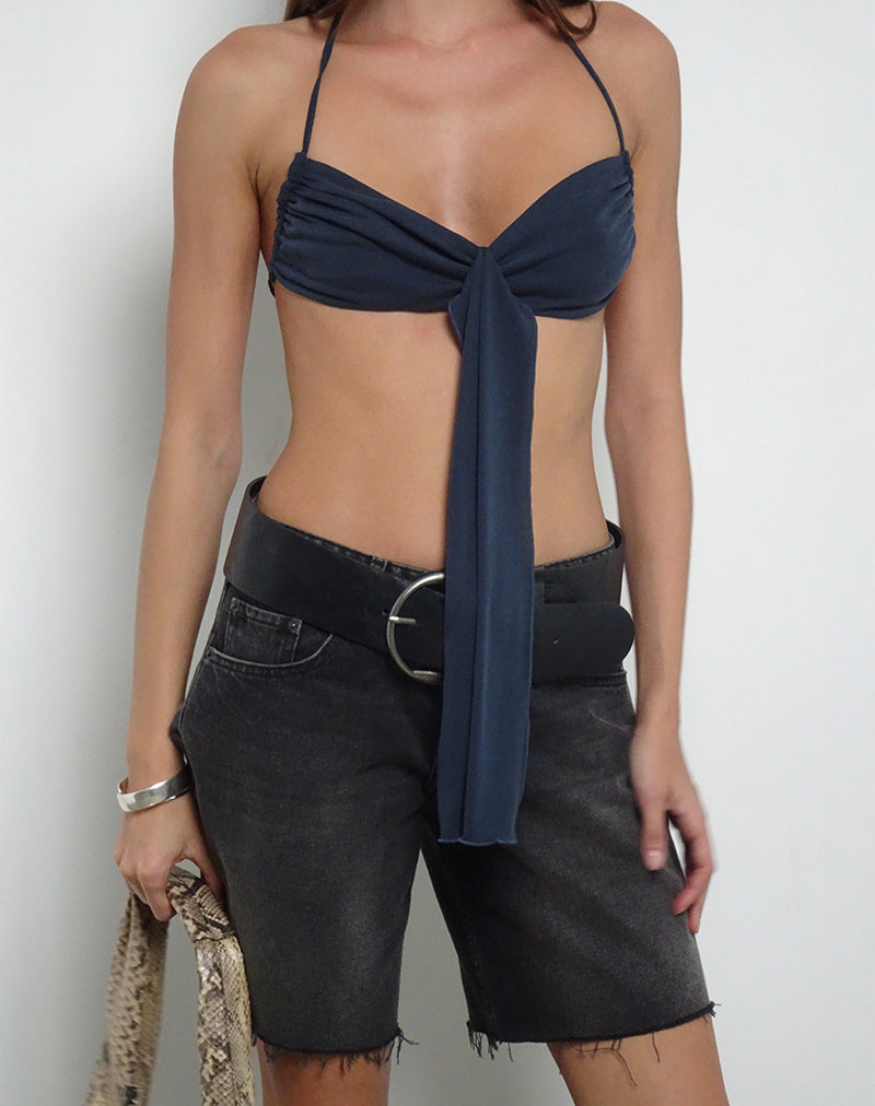 Afbeelding van Alohi Stropdas Bralette in Cupro Ocean Storm