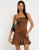Afbeelding van Amasa Mini Dress in Bitter Chocolate