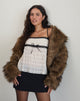 Afbeelding van Ancika Cami Top in Textured Chiffon Ivory