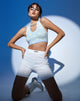 Afbeelding van Anura Crop Top in Baby Shroom Blue Yellow