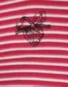 Rood en Wit Streepje met Aardbei Emb