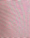 Rood met witte streep