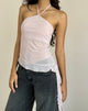 Afbeelding van Arabella Haltertop In Mesh Roze