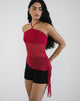 Afbeelding van Arabella Haltertop in Mesh Cherry