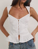 Afbeelding van Arata Top in Popeline Wit