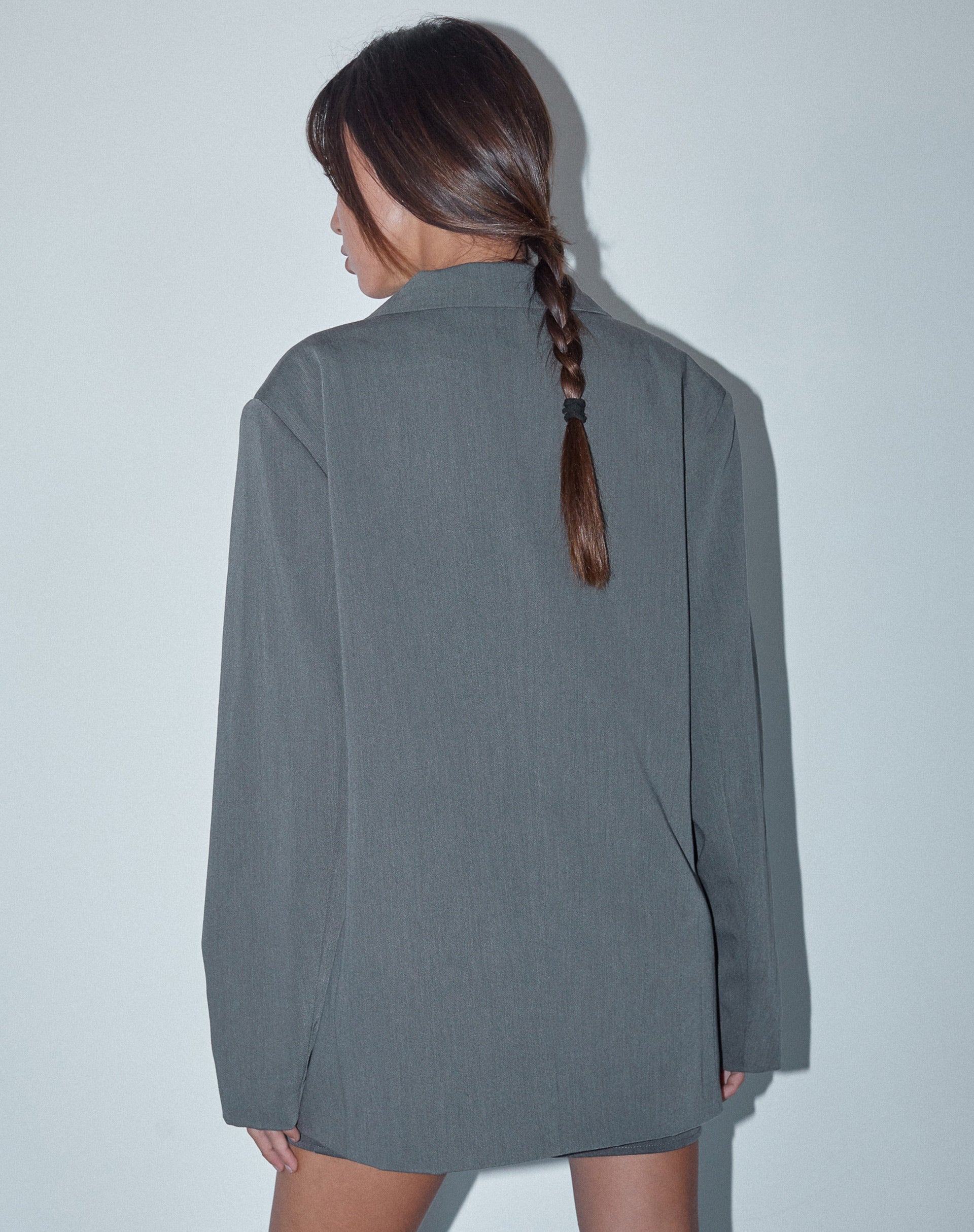 Afbeelding van Ardea Double Breasted Blazer in Charcoal Tailoring