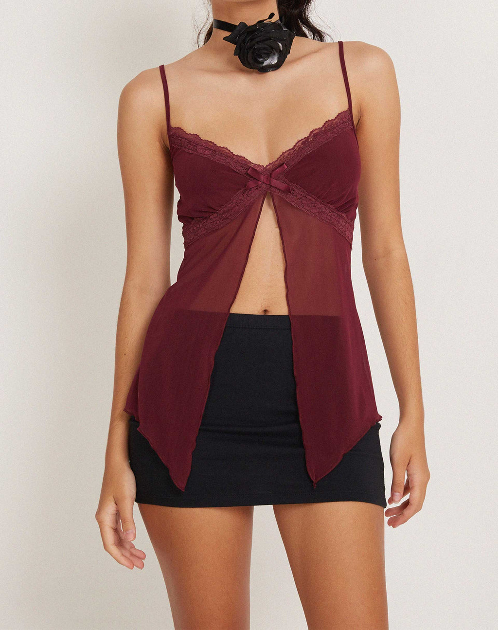 Ariela Vlinder Top in Bourgondië