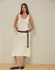 Afbeelding van Ashtin Midi Dress in Pointelle Ivoor