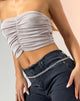 Afbeelding van Asti Bandeau Gewaad Top in Camel