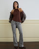 Afbeelding van Astina Haltertop in Chiffon Bruin