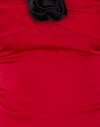 Rood met zwarte roos
