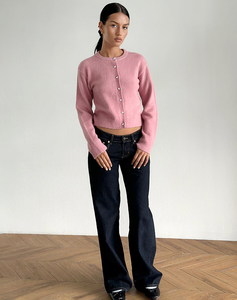 Afbeelding van Aura vest in Stoffig Roze