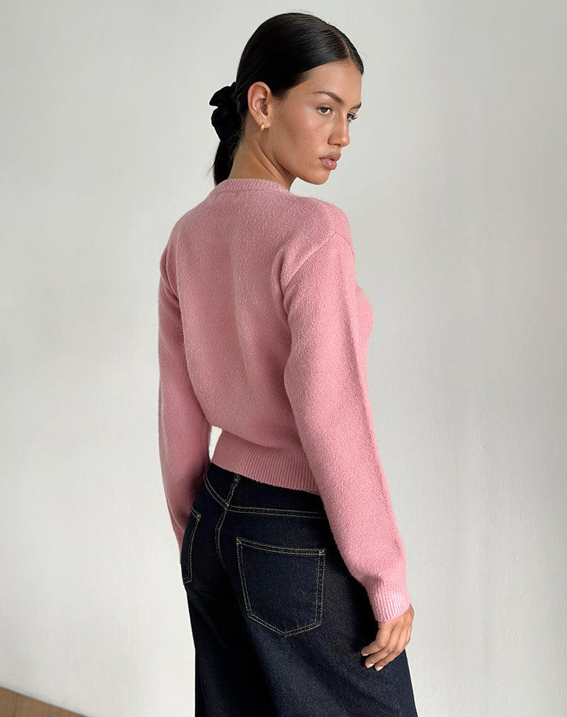 Afbeelding van Aura vest in Stoffig Roze