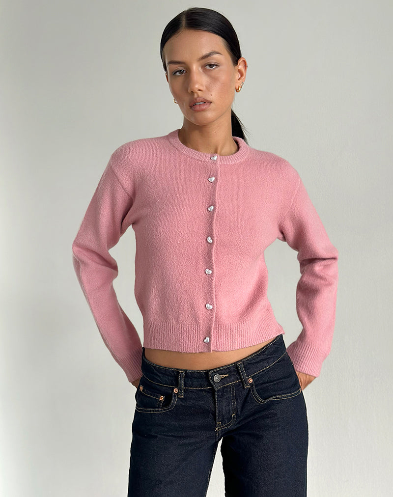 Afbeelding van Aura vest in Stoffig Roze