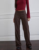 Afbeelding van Ganta Slim broek in streep Chocoladebruin
