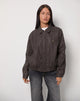 Afbeelding van Aviara Cropped Jacket In PU Donkerbruin