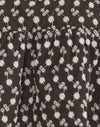  Gebloemde Broderie Bruin