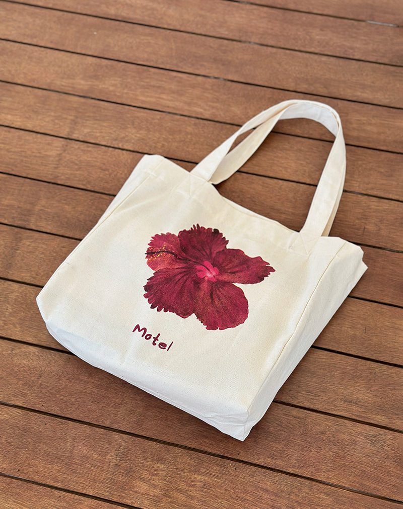 Afbeelding van Barbara draagtas in Hibiscus Ivoor