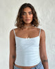 Afbeelding van Barlyn Cami Top in Blauw en Wit Streep