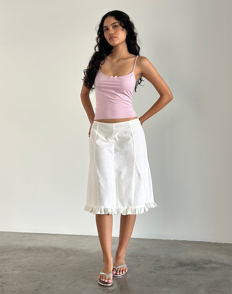 Afbeelding van Barlyn Cami Top in Roze en Blauwe Streep