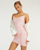 Afbeelding van Batavia Mini Dress in Blurred Orchid Pink