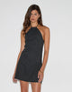 Afbeelding van Belinda Mini Dress in Flower Broderie Zwart