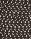 Gebloemde Broderie Bruin