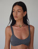 Afbeelding van Belva Bralette in Getailleerd houtskool