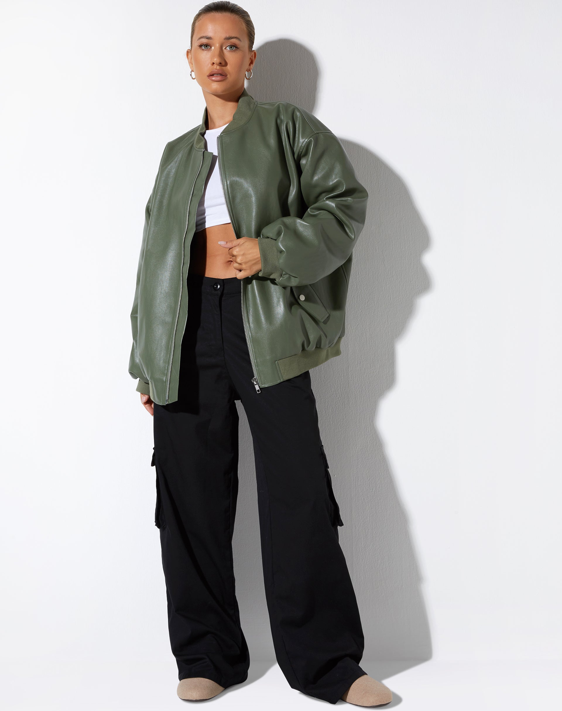 Afbeelding van Benta Jacket in PU Olive