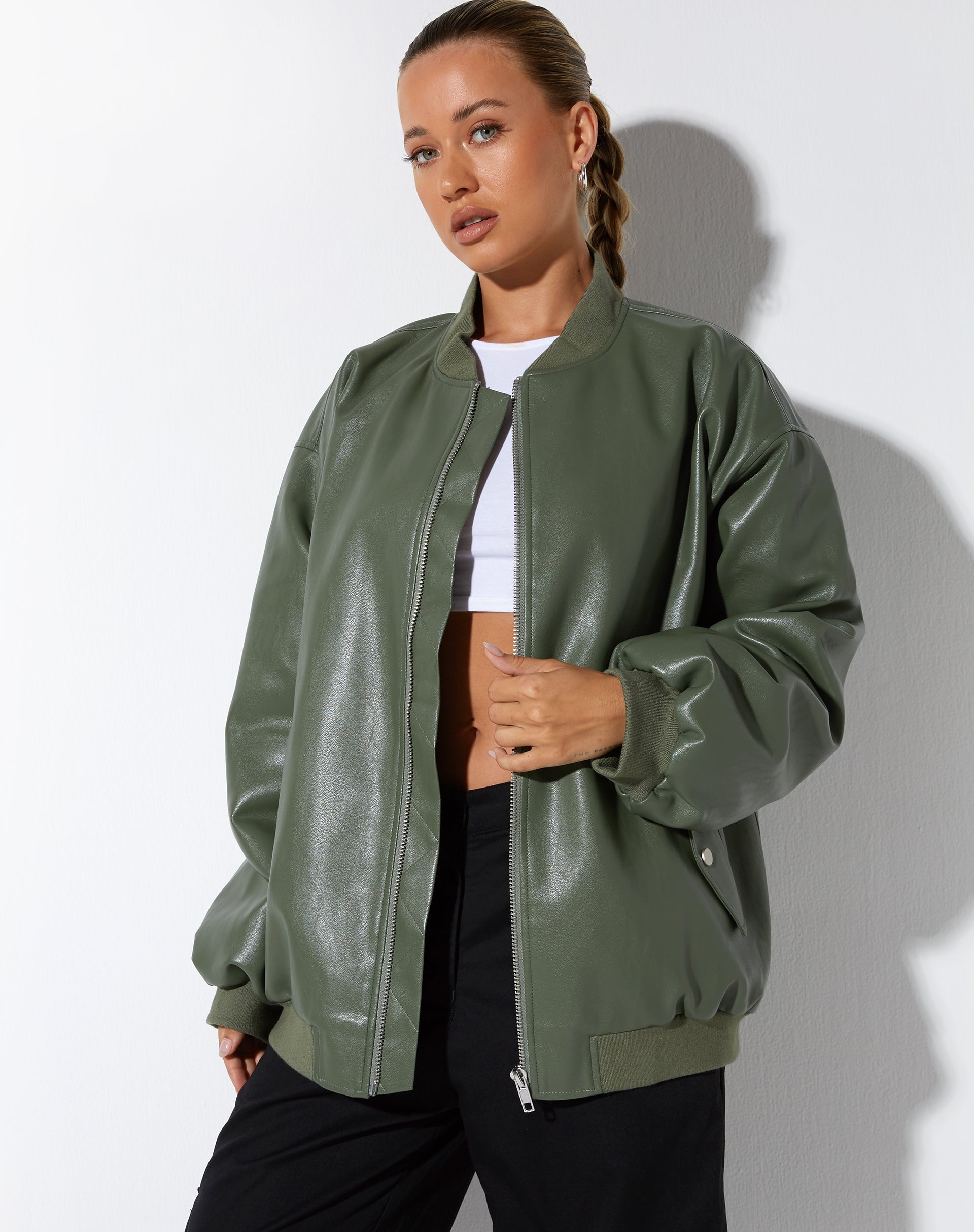 Afbeelding van Benta Jacket in PU Olive