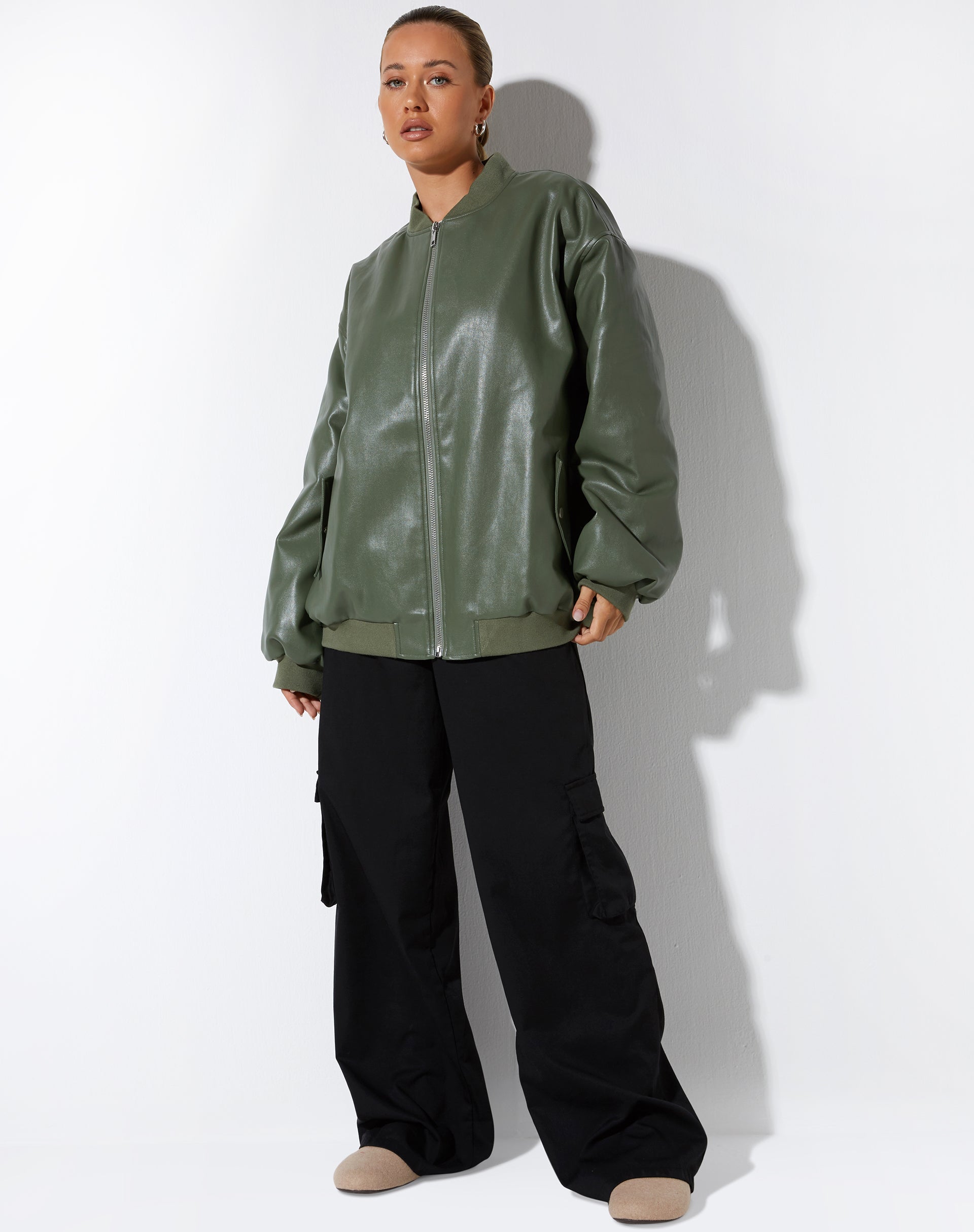 Afbeelding van Benta Jacket in PU Olive